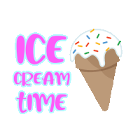 Ice Cream Ice Cream Time Sticker - Ice Cream Ice Cream Time I Scream You Scream We All Scream For Ice Cream Stickers