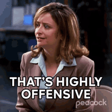 Thats Highly Offensive 30rock GIF - Thats Highly Offensive 30Rock Thats So  Mean - Discover & Share GIFs