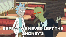 Rick Morty GIF - Rick Morty Shoneys GIFs
