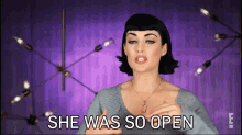 She Was So Open For Real The Story Of Reality Tv GIF - She Was So Open For Real The Story Of Reality Tv An Open Person GIFs