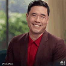 Laughing Randall Park GIF - Laughing Randall Park Young Rock GIFs