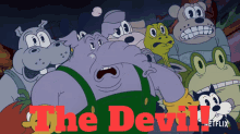 The Cuphead Show The Devil GIF - The Cuphead Show The Devil Elephant GIFs