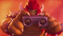 Mario Movie Bowser GIF - Mario Movie Bowser Binoculars GIFs