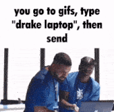 Drake Laptop Lil Yachty GIF