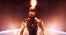 Captain Marvel Marvel GIF - Captain Marvel Marvel Binary Energy GIFs