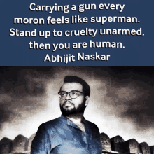 Abhijit Naskar Naskar GIF - Abhijit Naskar Naskar Gun Control GIFs
