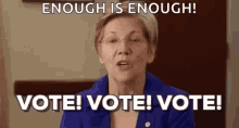 Elizabeth Warren Vote GIF - Elizabeth Warren Vote Encourage GIFs