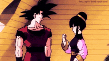 Goku Chichi GIF - Goku Chichi Punch GIFs
