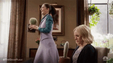 Cactus Hold GIF - Cactus Hold Kristen Bell GIFs