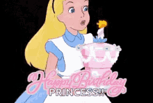 Happ Birthday Alice GIF - Happ Birthday Alice Birthday Cake GIFs