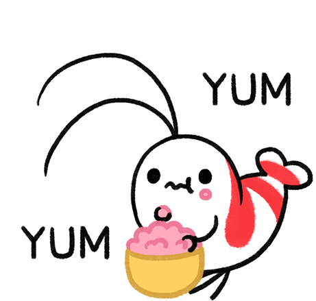 Yum Yummy Sticker - Yum Yummy Eating Stickers