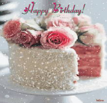 Happy Birthday Happy Birthday Cake GIF - Happy Birthday Happy Birthday Cake Birthday Cake GIFs