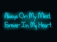 Always On My Mind Forever In My Heart GIF - Always On My Mind Forever In My Heart Love GIFs