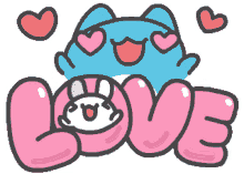 love bug cat capoo cute heart