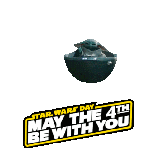 Star Wars Day Grogu Sticker - Star Wars Day Grogu May The 4th Be With You Stickers