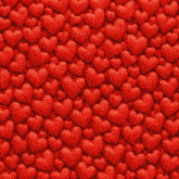 a bunch of red hearts with the words " a million hearts for you " below them