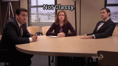 The Office Classy GIF - The Office Classy Not Classy - Discover & Share GIFs