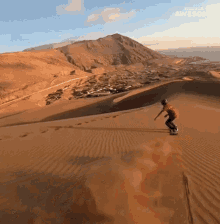 sandboarding people are awesome riding desert downhill