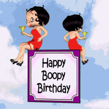 Boopy Birthday Happy Boopy Birthday GIF - Boopy Birthday Happy Boopy Birthday Betty Boop GIFs