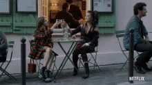 Cheers Lily Collins GIF - Cheers Lily Collins Emily Cooper GIFs