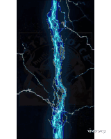 a picture of a lightning strike with the word voice on it