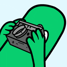 a cartoon drawing of a person holding a box that says 30 on it