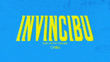 a blue background with yellow text that says ' i / vincibu '