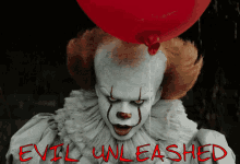 Evil Unleashed Pennywise GIF - Evil Unleashed Pennywise It GIFs