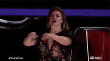 Pumped Up Kelly Clarkson GIF - Pumped Up Kelly Clarkson The Voice GIFs