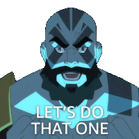 Lets Do That One Grog Strongjaw Sticker - Lets Do That One Grog Strongjaw The Legend Of Vox Machina Stickers