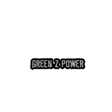 green z power strong text name brand