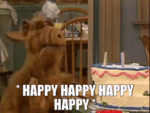 Alf Happy Happy Happy Happy GIF