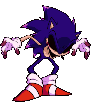 Xenophanes Down Pose Sticker - Xenophanes Down Pose Sonic Exe Stickers