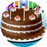 Happy Birthday Candles Sticker - Happy Birthday Candles Cake Stickers
