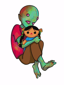 foreign child alien alien child groovie soi mexican doll