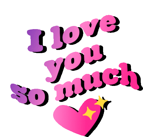 I Love You So Much Babe Sticker - I Love You So Much Babe Stickers