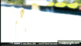 a blurred image of a tennis player with the words retirements on the bottom left