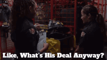 Station19 Andy Herrera GIF - Station19 Andy Herrera Like Whats His Deal Anyway GIFs