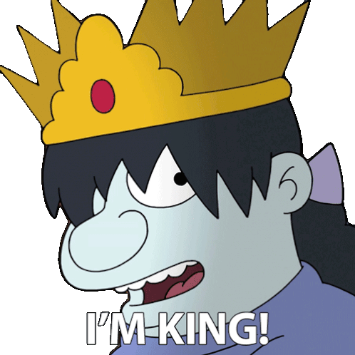 I'M King Prince Derek Sticker - I'M King Prince Derek Disenchantment Stickers