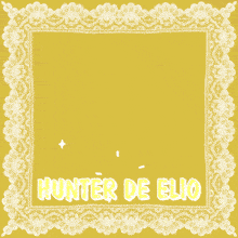 a picture of hunter de elio with a lace frame