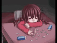 Madotsuki Madotsuki Pills GIF - Madotsuki Madotsuki Pills Anime Pills GIFs
