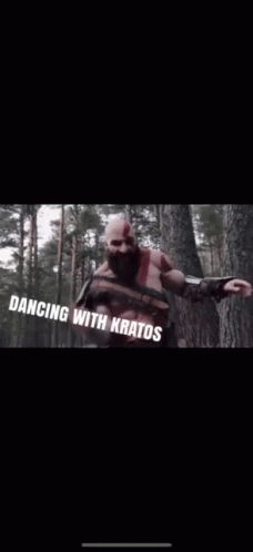 God Of War Kratos Classic Party Dancing GIF