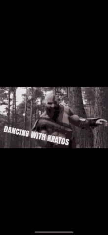 kratos dancing gof god of war dance party