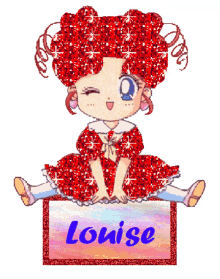 louise louise name glitter name sparkle