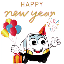celebrate city happy new year van 2022