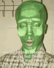 Hot Flash Me Suffering GIF - Hot Flash Me Suffering Handsome Squidward GIFs