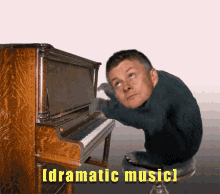 ole piano dramatic music monkey pianist