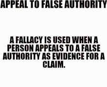 Fallacy False Authority Fallacy GIF - Fallacy False Authority Fallacy GIFs