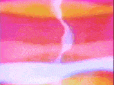 a colorful background with a purple lightning bolt coming out of it