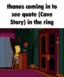 Simpsons Quote GIF - Simpsons Quote Cave Story GIFs